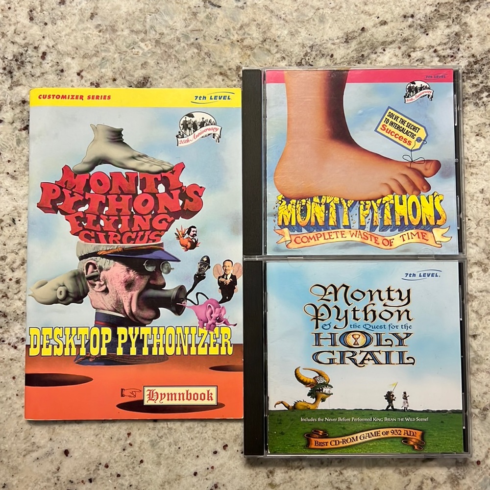 Monty Python collectible CD-Rom Set with Booklet